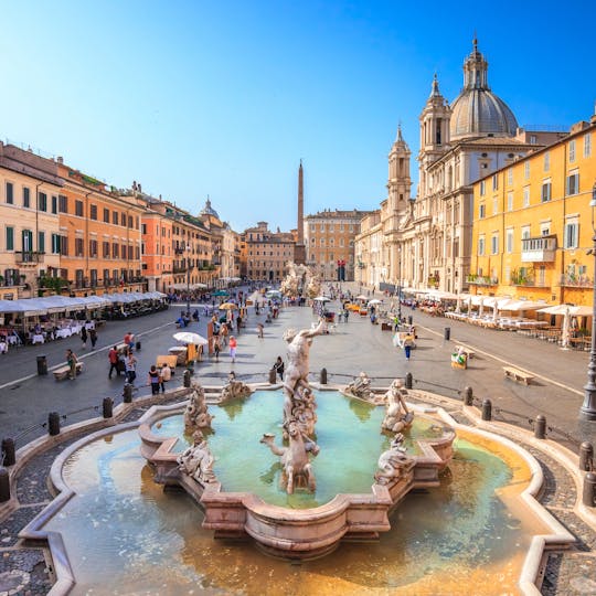 Visita guiada a pé ao centro de Roma e ao bairro subterrâneo de Trevi