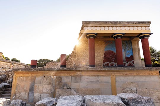 Palazzo di Cnosso e visita guidata di Heraklion con trasporto