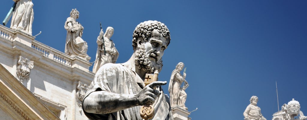 Führung durch den Petersdom, den Petersplatz und die päpstlichen Grotten auf Italienisch