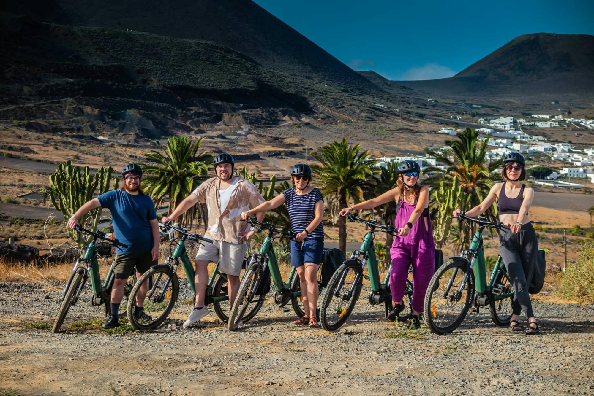 Caminhada e passeio de bicicleta pelo norte de Lanzarote