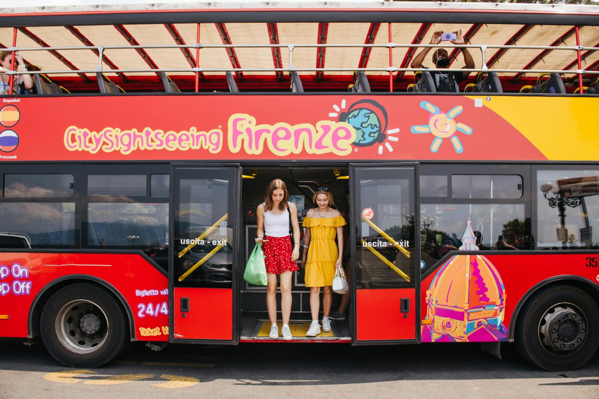 Recorrido en bus turístico con paradas libres por Florencia - billetes de 24, 48 y 72 horas