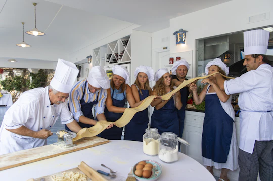 Cooking Class with Dinner Overlooking the Positano's Sea
