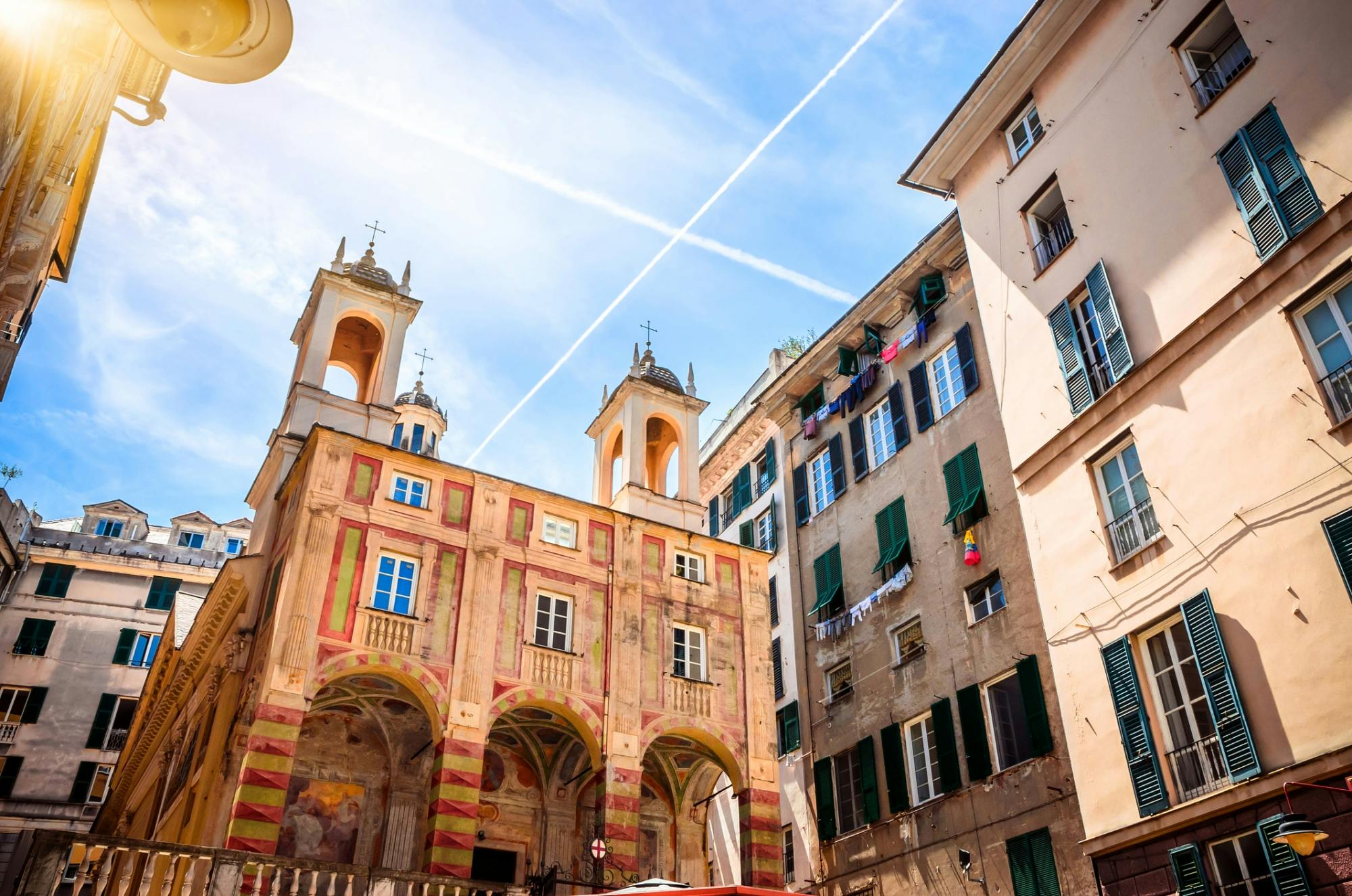 Spaziergang durch die Innenstadt von Genua