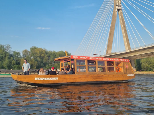 Wooden Vessel Cruise Along the Vistula River in Warsaw