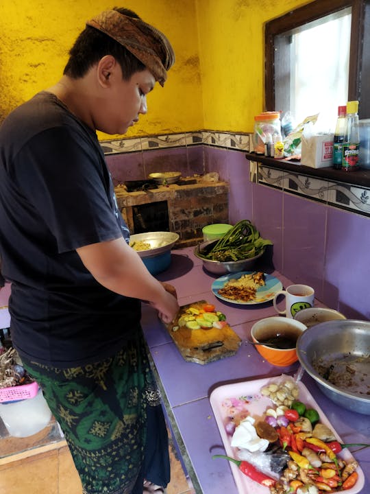 Esperienza gastronomica unica con una famiglia locale a Mengwi