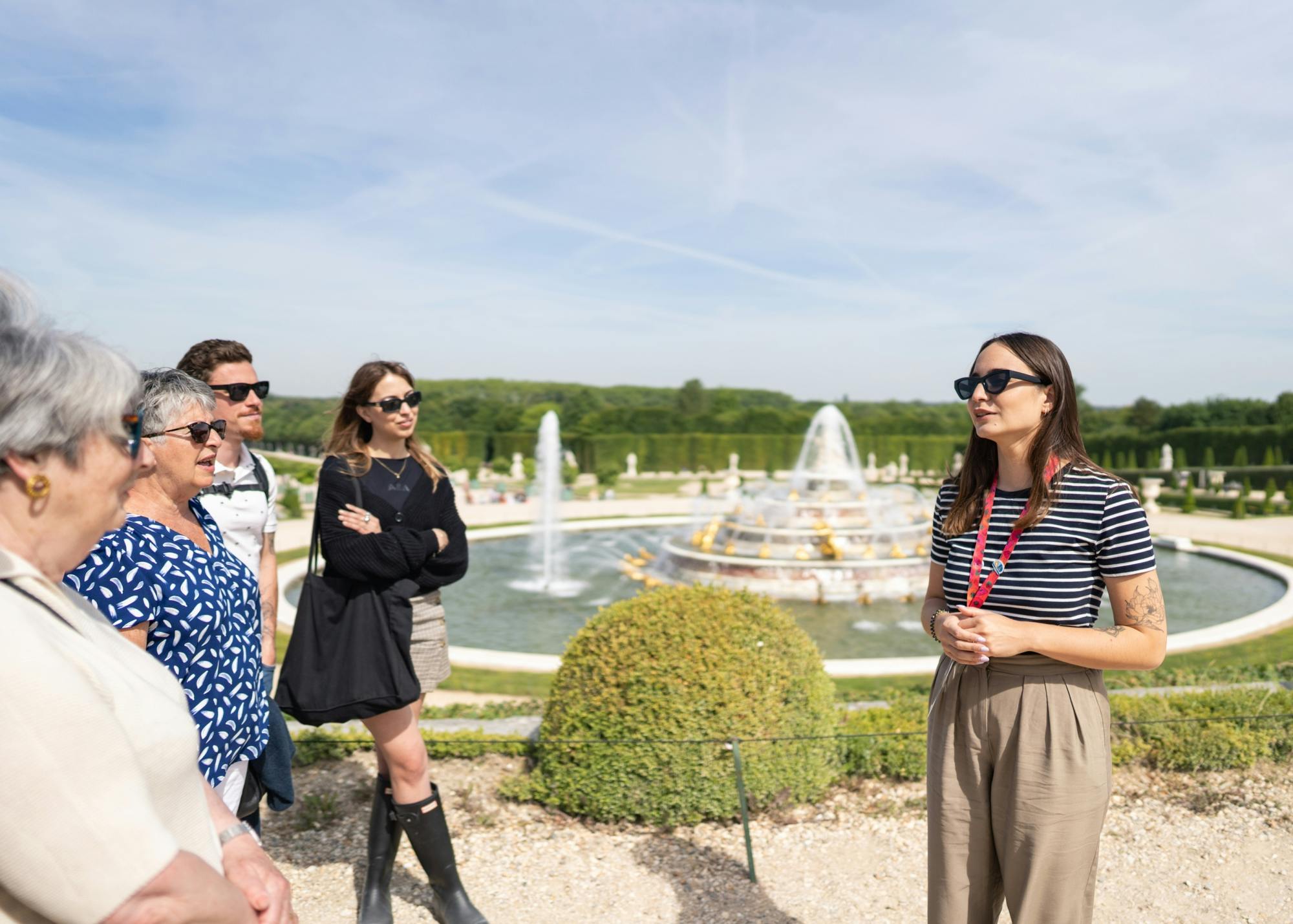 Versailles-slottet og haverne på halvdagstur med spring-køen-over-entré