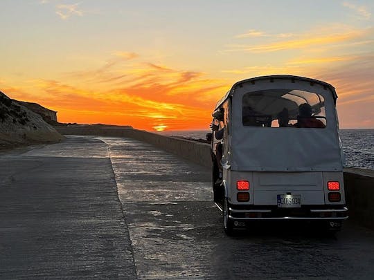 Gozo Sunset Tuk Tuk Tour with Blue Lagoon