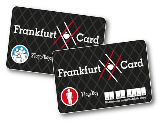 Billete para grupos de 1 día con tarjeta Frankfurt