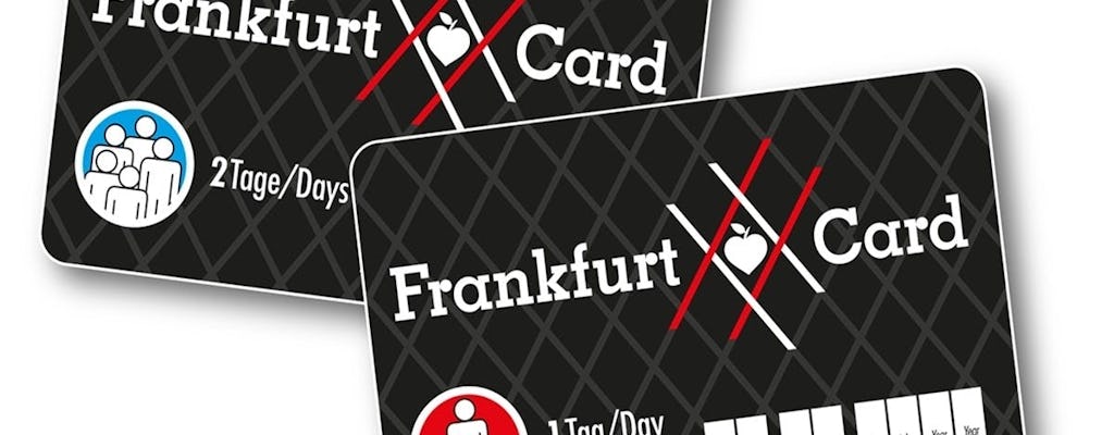 Billete para grupos de 2 días con tarjeta Frankfurt