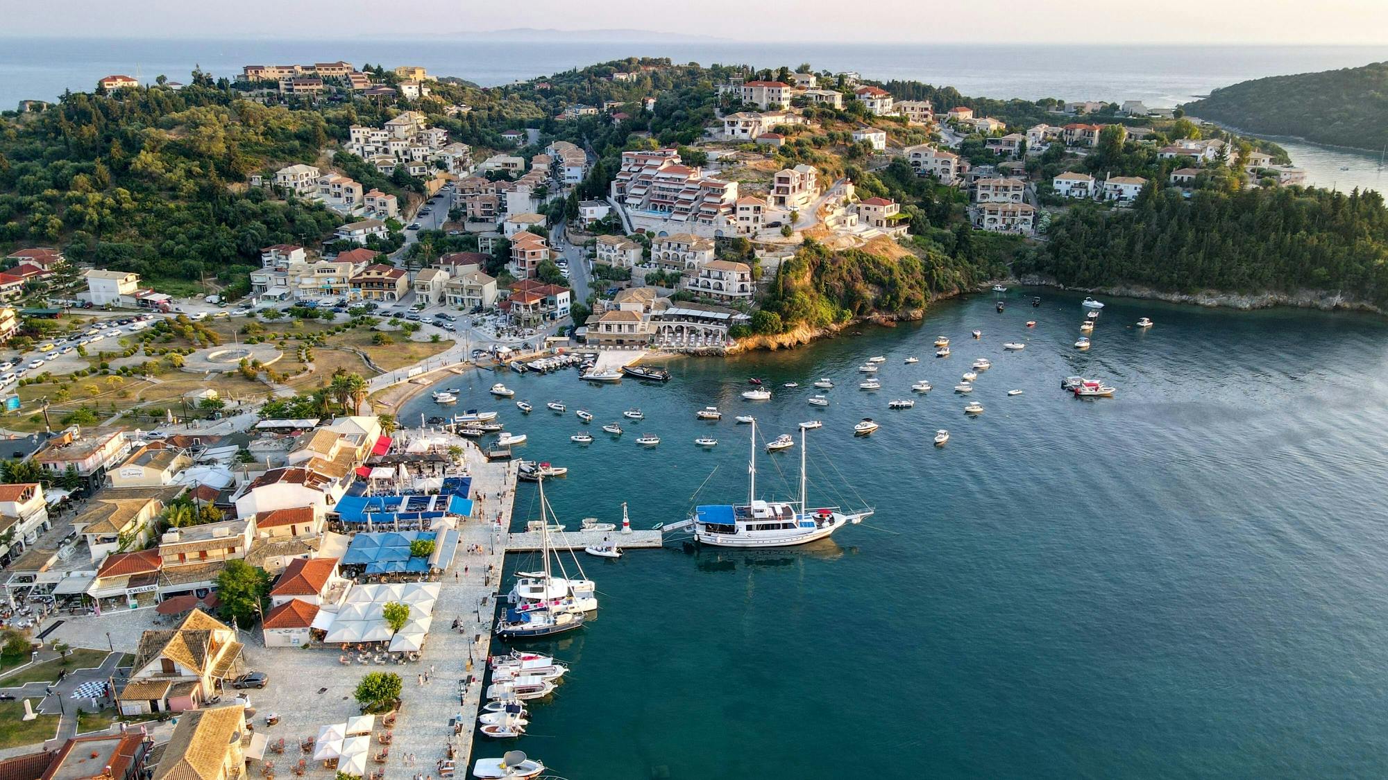 Boat Trip from Corfu to Sivota with Barbecue on Board