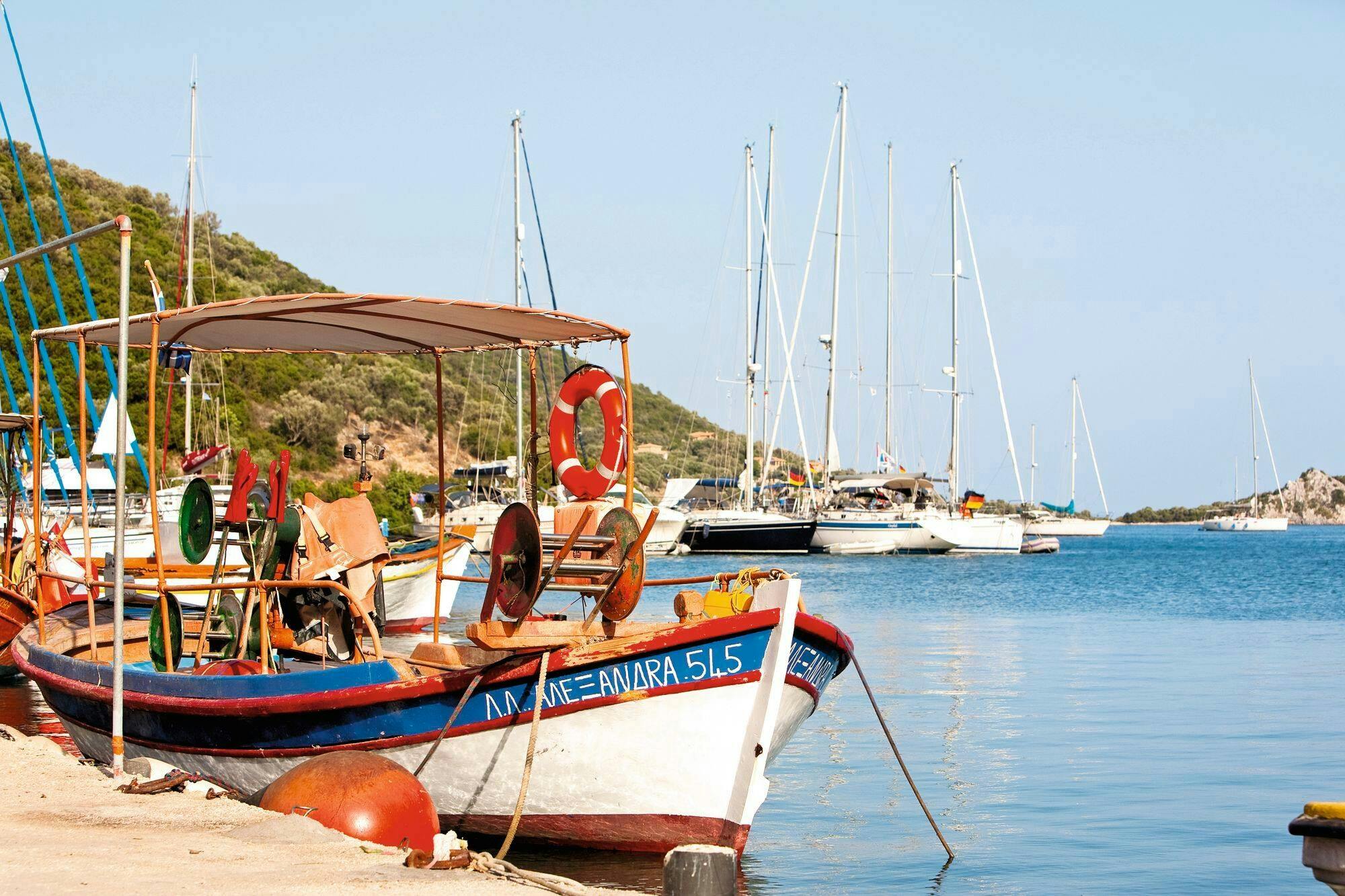 Boat Trip from Corfu to Sivota with Barbecue on Board