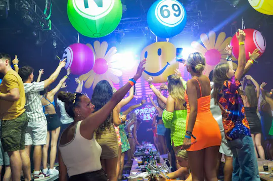 Barmy Bingo party in Laganas