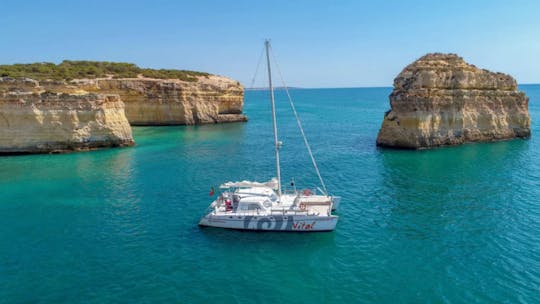 Full Day Catamaran Trip with Beach Barbecue in Vilamoura