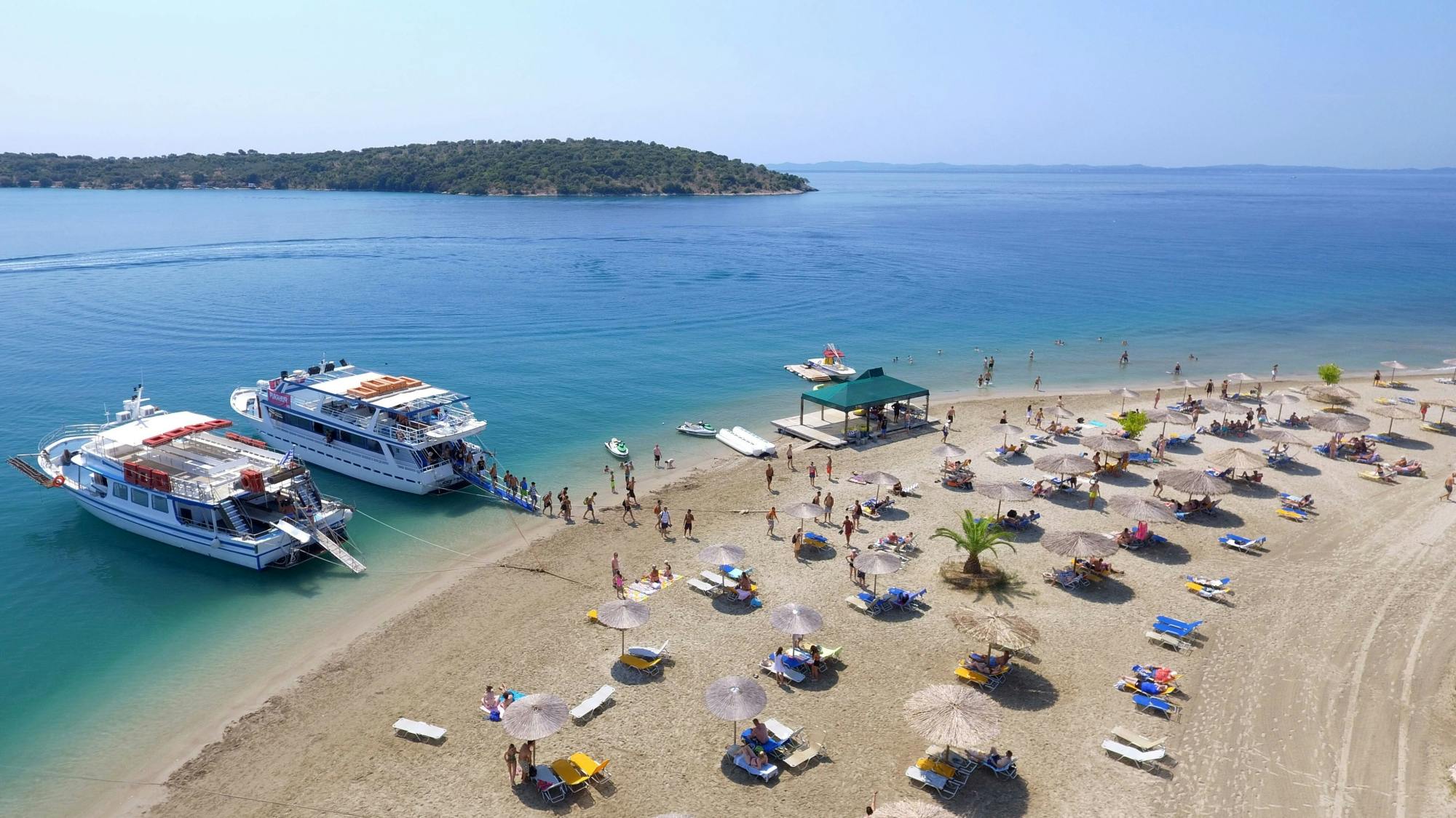 Boat Trip from Corfu to Sivota with Barbecue on Board