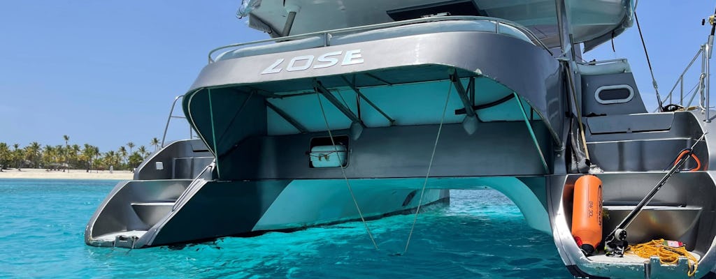 Private Saona Island Luxury Catamaran Cruise with Transport