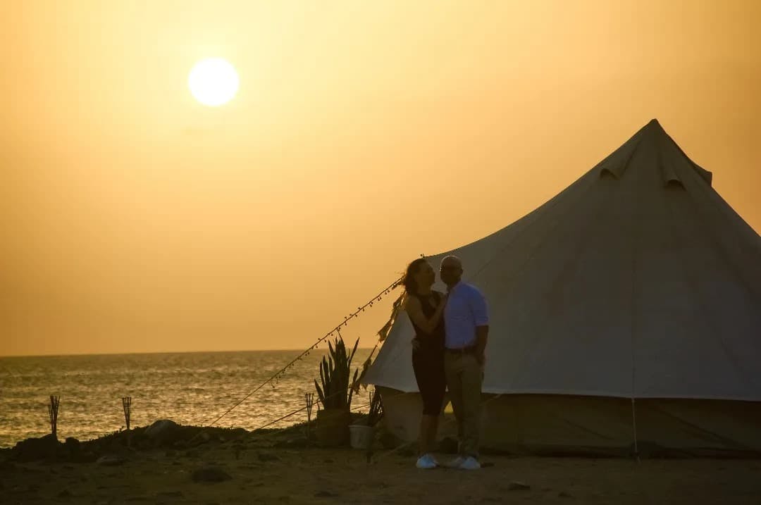 Romantic Sal Beachside Glamping Experience with Transfers