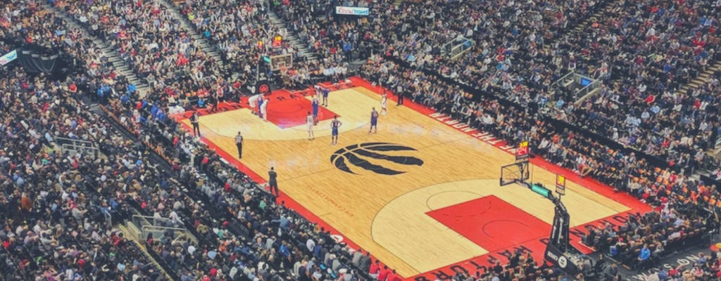 Ticket für das NBA-Spiel der Toronto Raptors in der Scotiabank Arena
