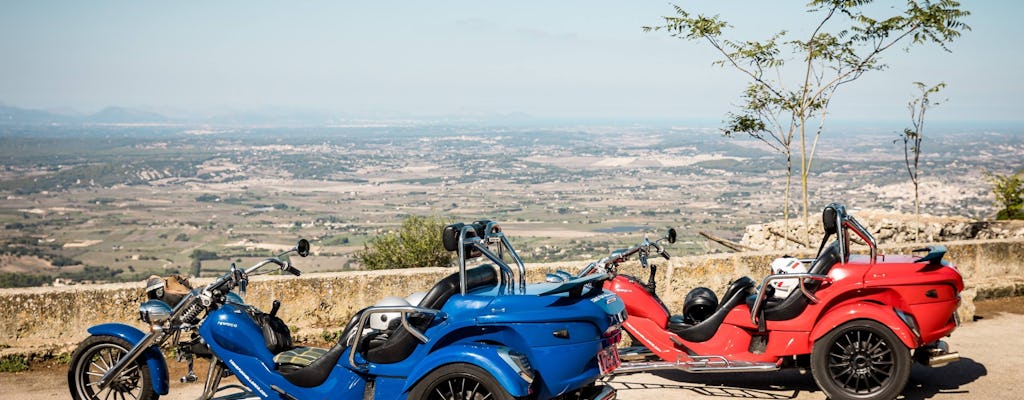 Excursion en trike dans les montagnes, sur la côte et dans la campagne de Majorque