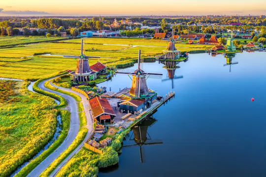Escursione di mezza giornata a Zaanse Schans e tour a piedi autoguidato