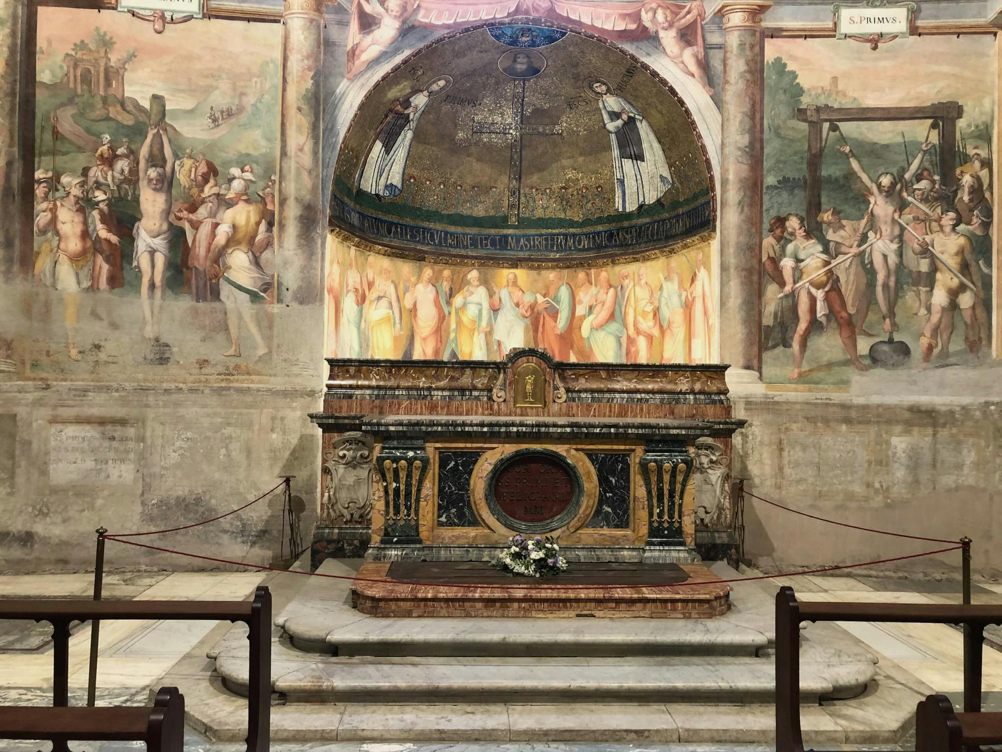 Tour de los mártires romanos y la iglesia subterránea