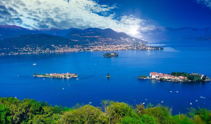 Promenade en bateau-taxi jusqu'à Isola Bella avec billet d'entrée et Isola Pescatori