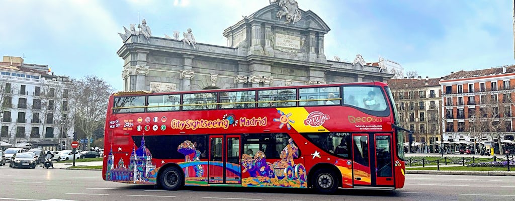 24- lub 48-godzinna wycieczka autobusowa po Madrycie typu Hop-On Hop-Off
