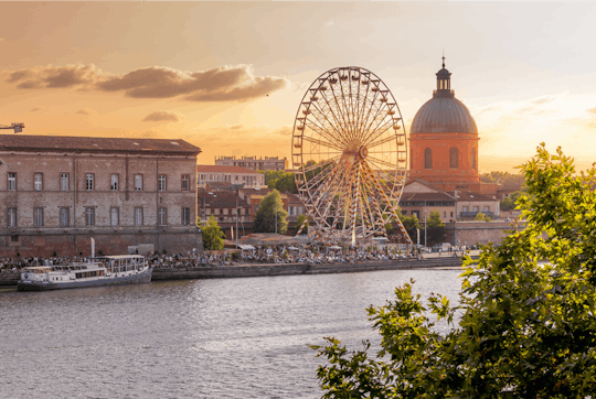 Toulouse stadskaart