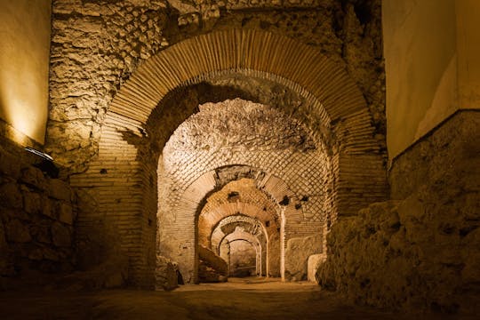 Naples city and underground tunnels tour with a local guide