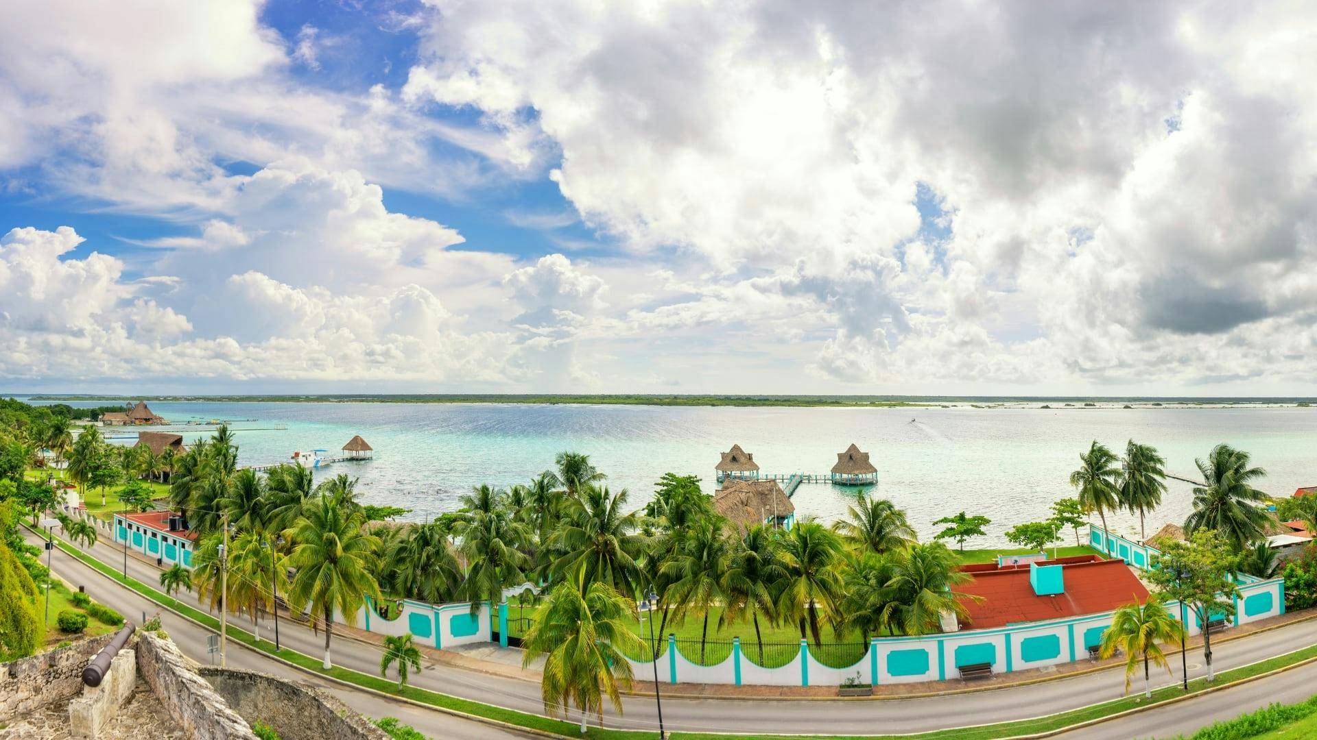 Bacalar Lagoon of Seven Colours