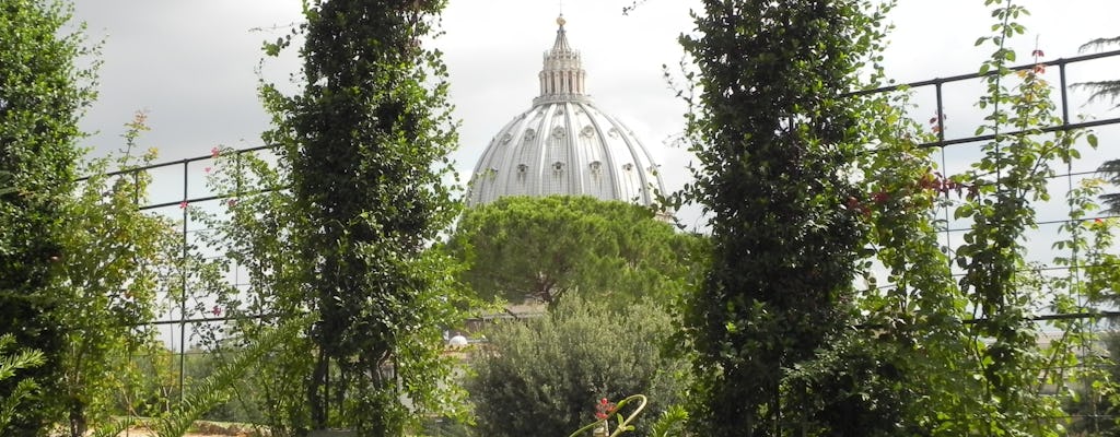 Vaticaanpas met Sint-Pietersbasiliek en -koepel, Vaticaanse Musea en Sixtijnse Kapel