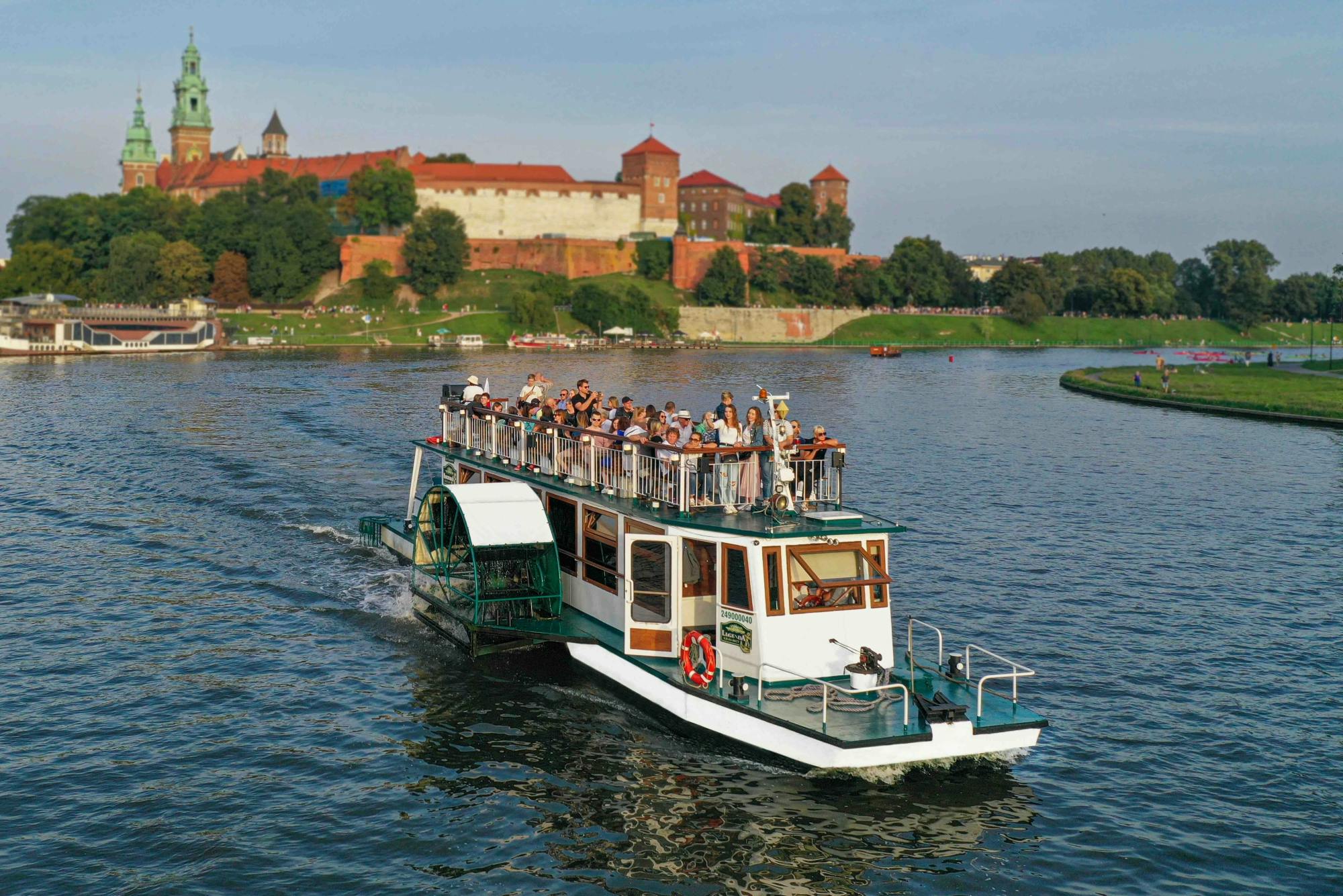 Sightseeingcruise op de rivier de Vistula in Krakau