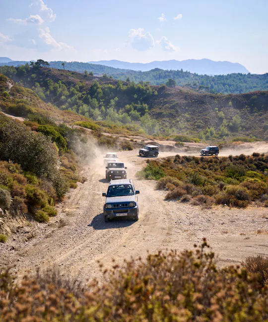 Jeep-Safari-Tour mit Geländewagen auf Rhodos
