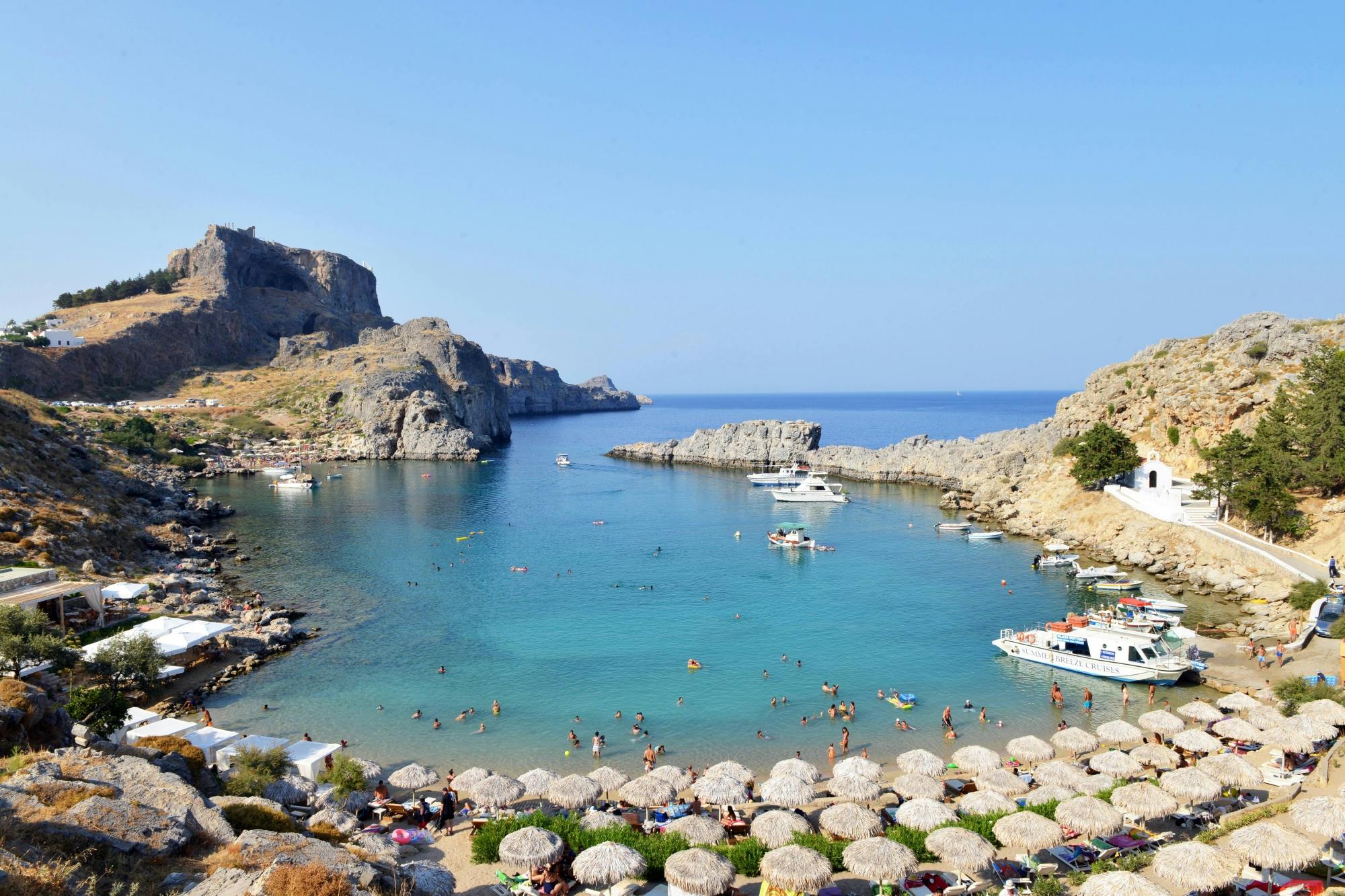 Rhodes East Coast Adults-only Yacht Cruise