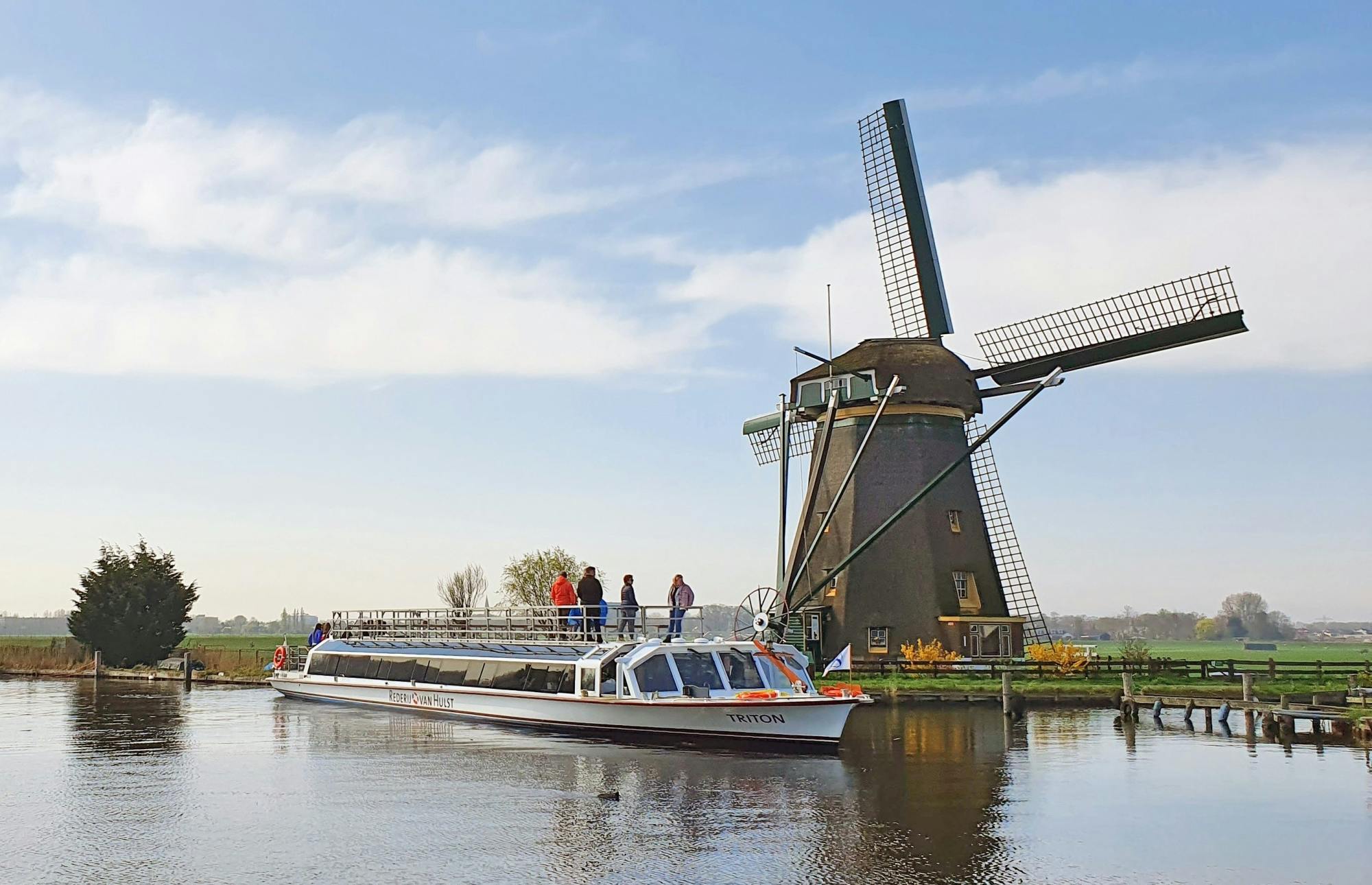 Crucero por los molinos de viento y el campo por Katwijk