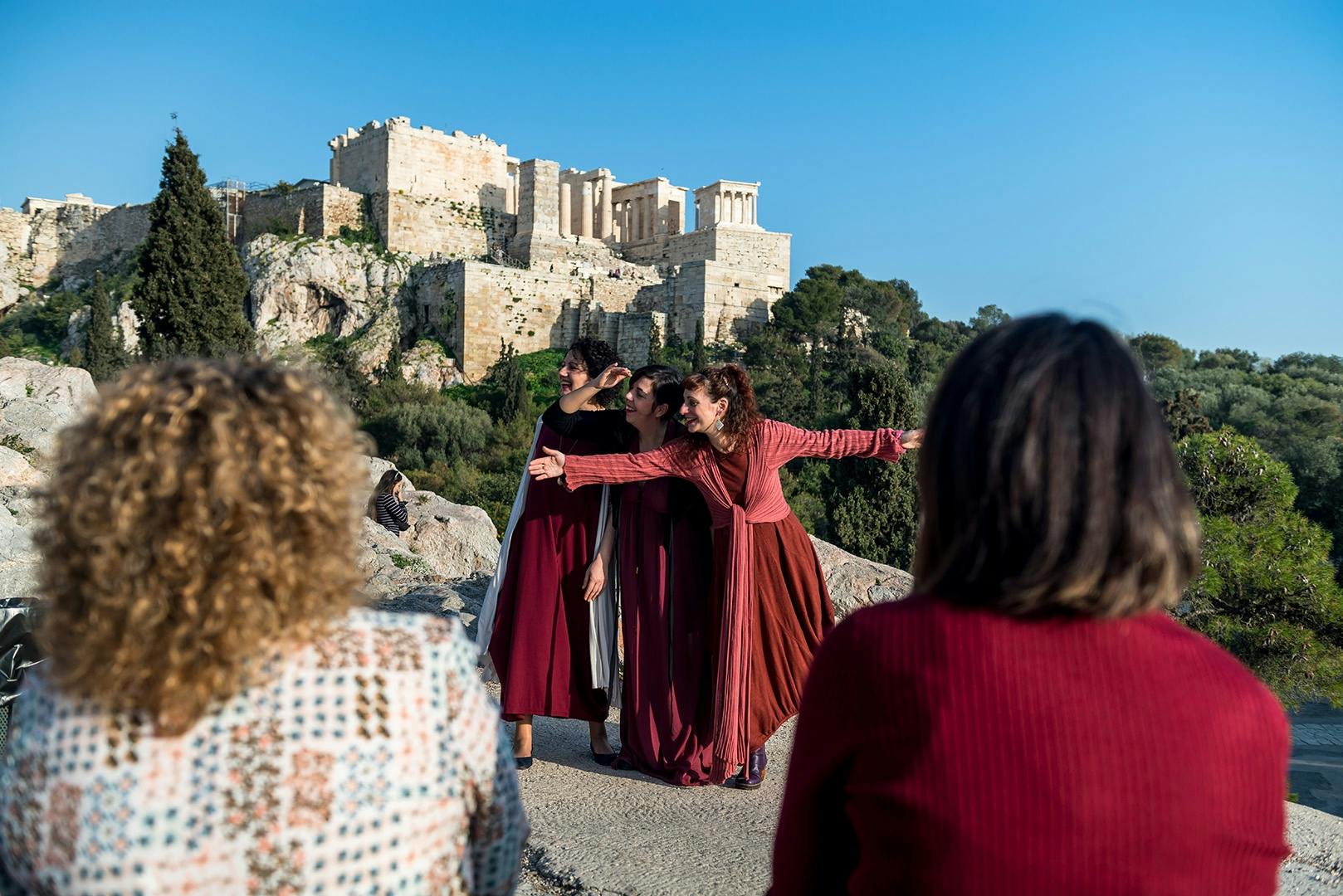 Tour a piedi di narrazione della mitologia greca