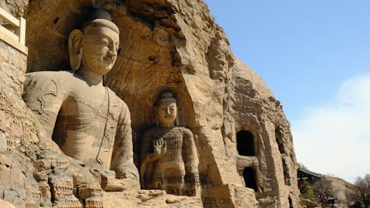 Excursão privada de um dia em Datong ao Templo Suspenso e às Grutas de Yungang