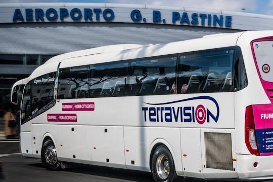 Transfer autobusem pomiędzy lotniskiem Ciampino a centrum Rzymu