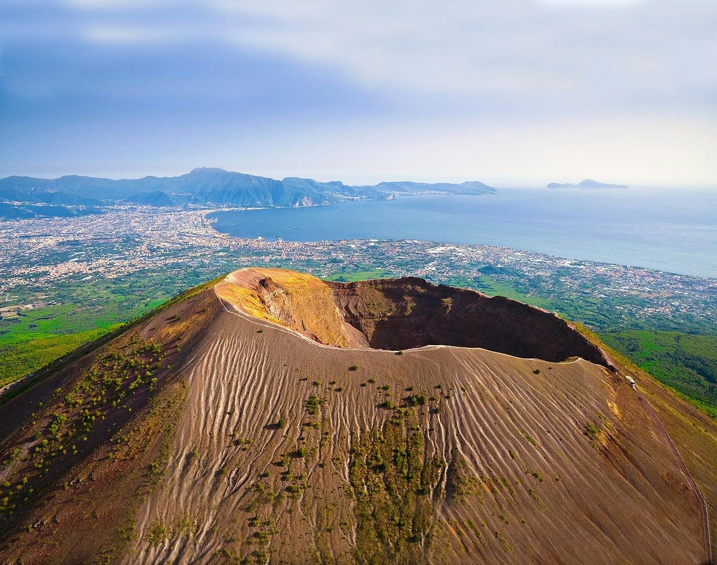 Vesuvius en Pompeii-tour met audiogids uit Salerno