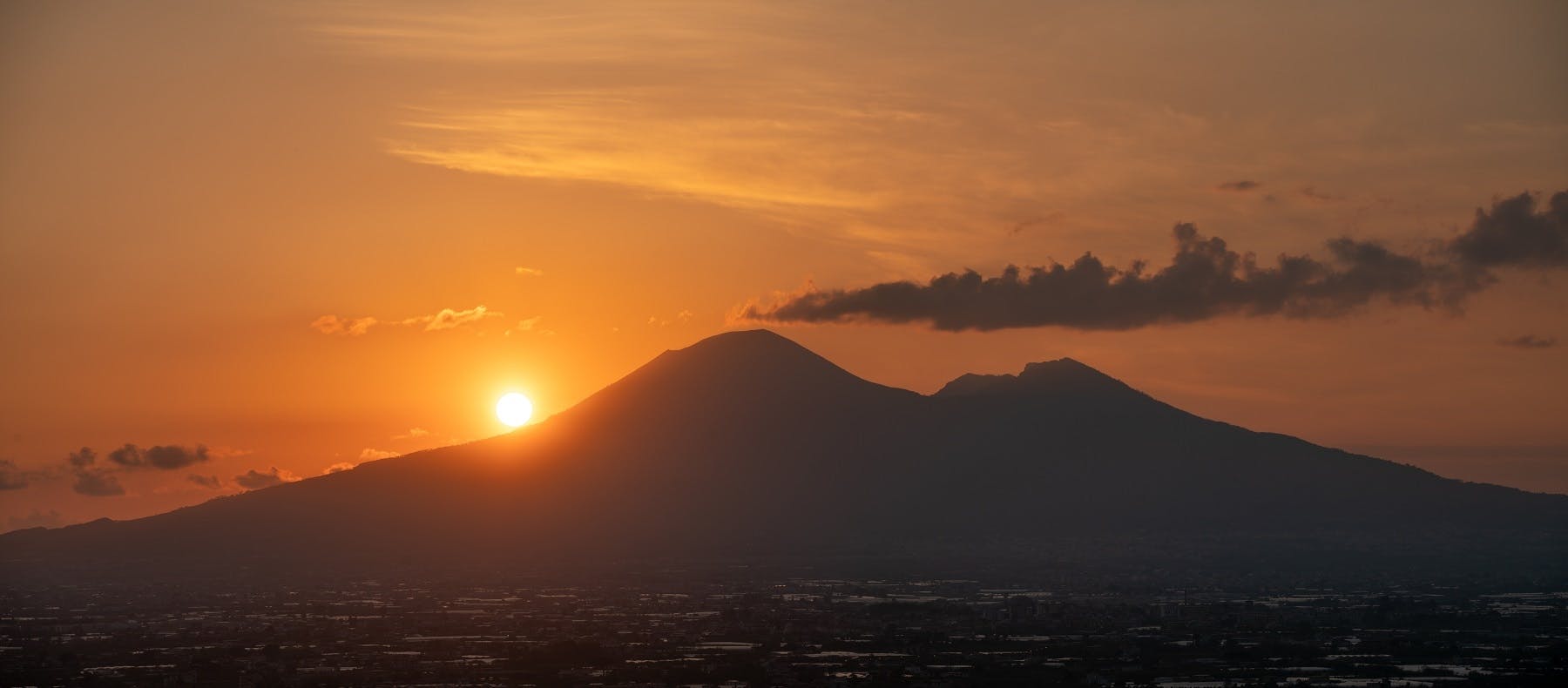 Visita al Vesubio al atardecer con traslado desde Pompeya