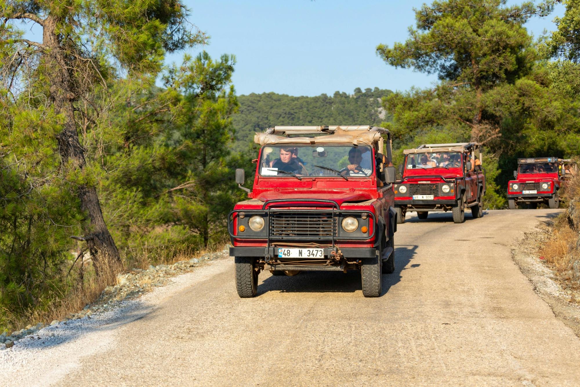 Marmariksen maastoautosafari ja veneretki sisältäen lounaan