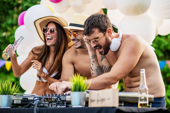 Scene Pambos Napa Rocks Pool Party for Protaras Hotels