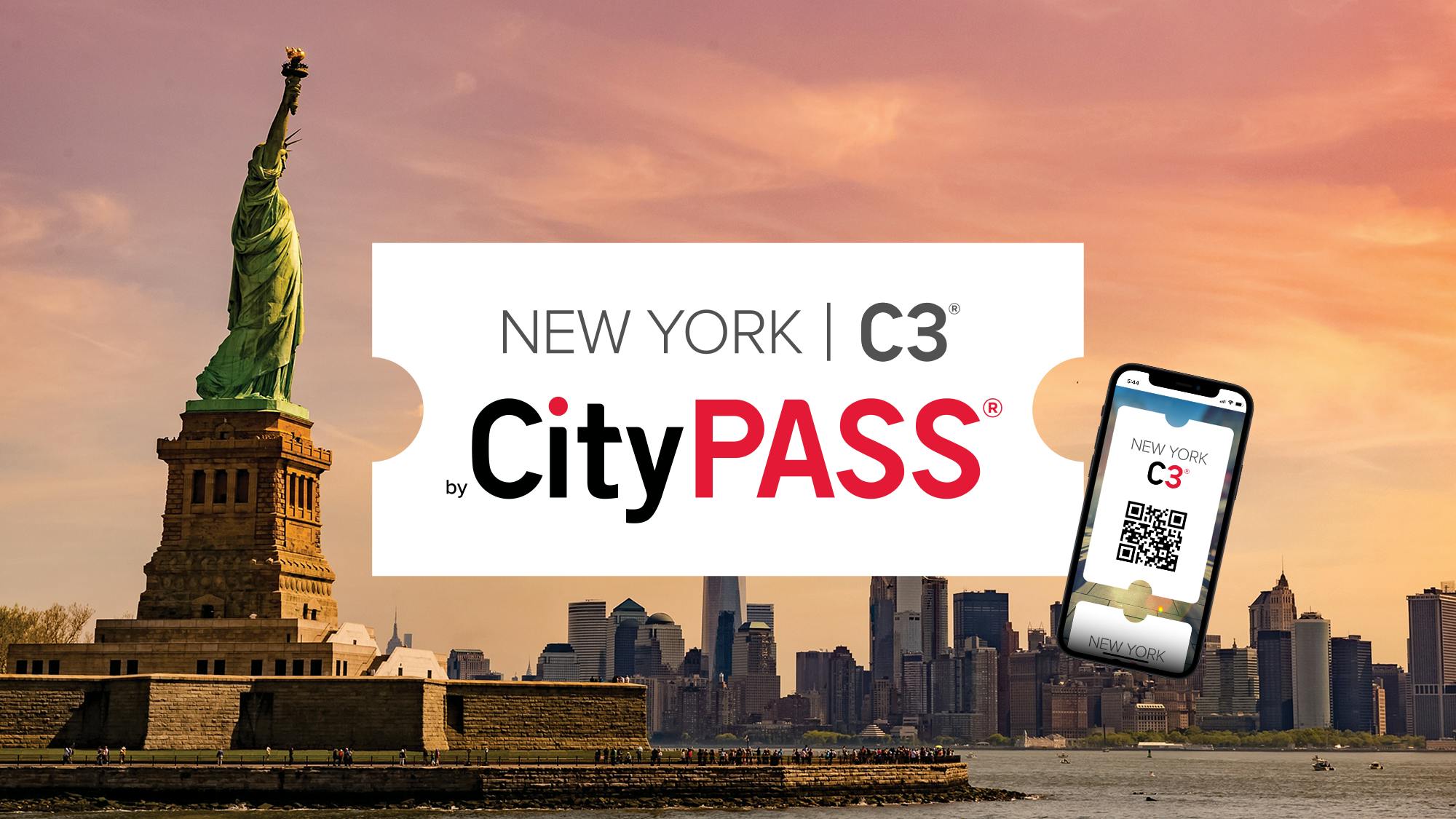 Tarjeta turística New York C3® CityPASS®