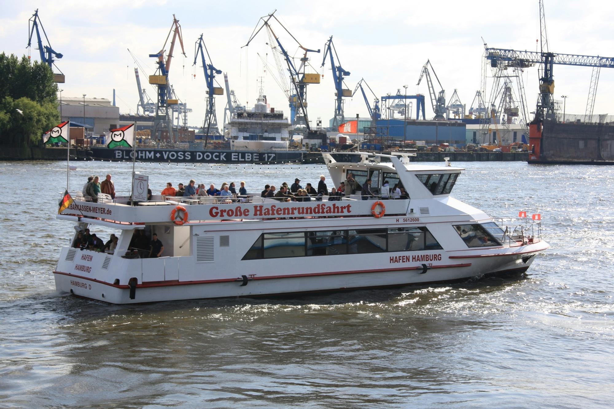 1-hour Guided Boat Tour of Hamburg Harbor Musement