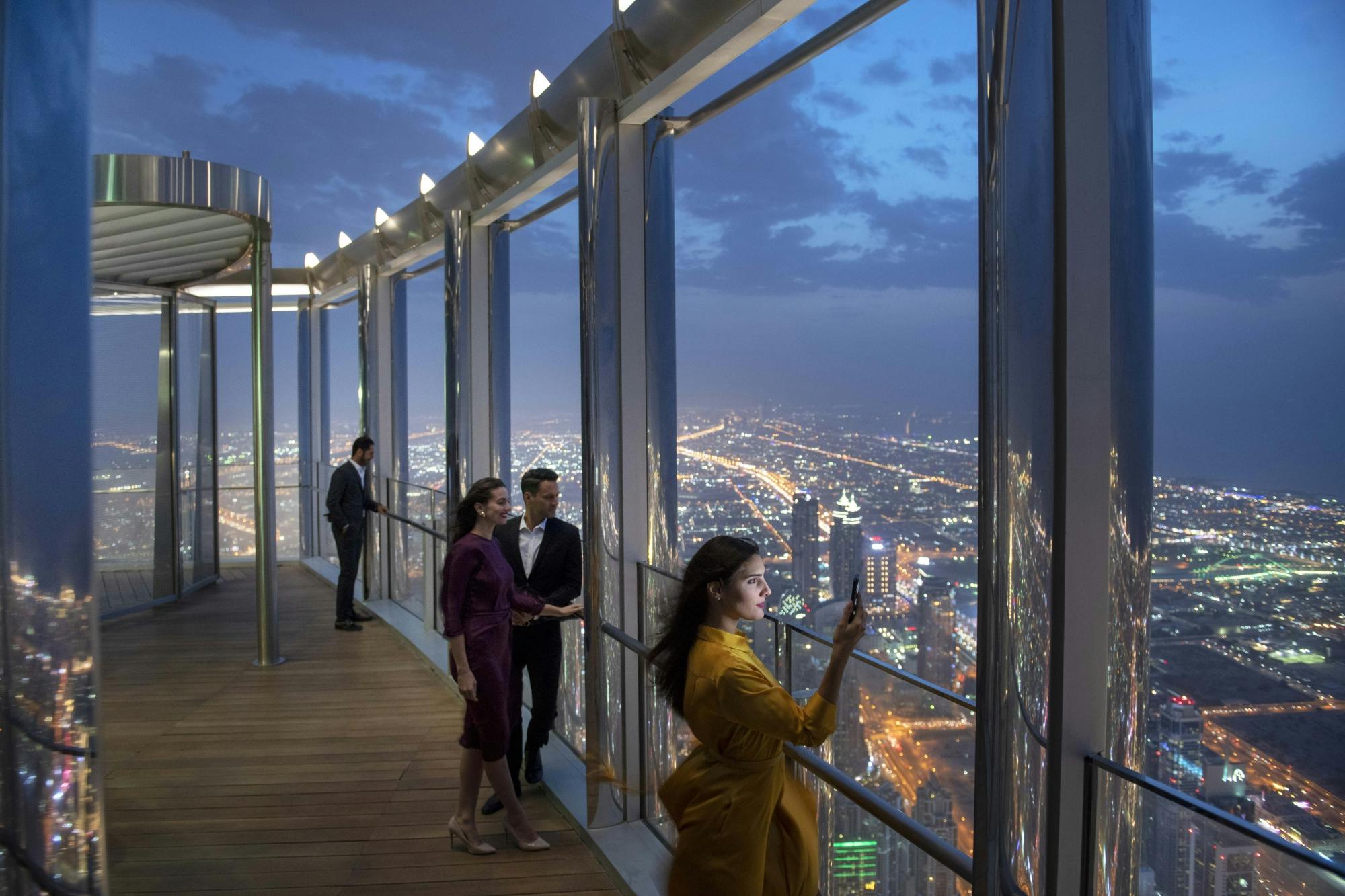Bilhetes para o Burj Khalifa e para o The Lounge no 152º, 153º e 154º andares