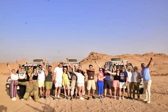 4x4-tour met zachte wandelervaring en BBQ vanuit Sharm El Sheikh
