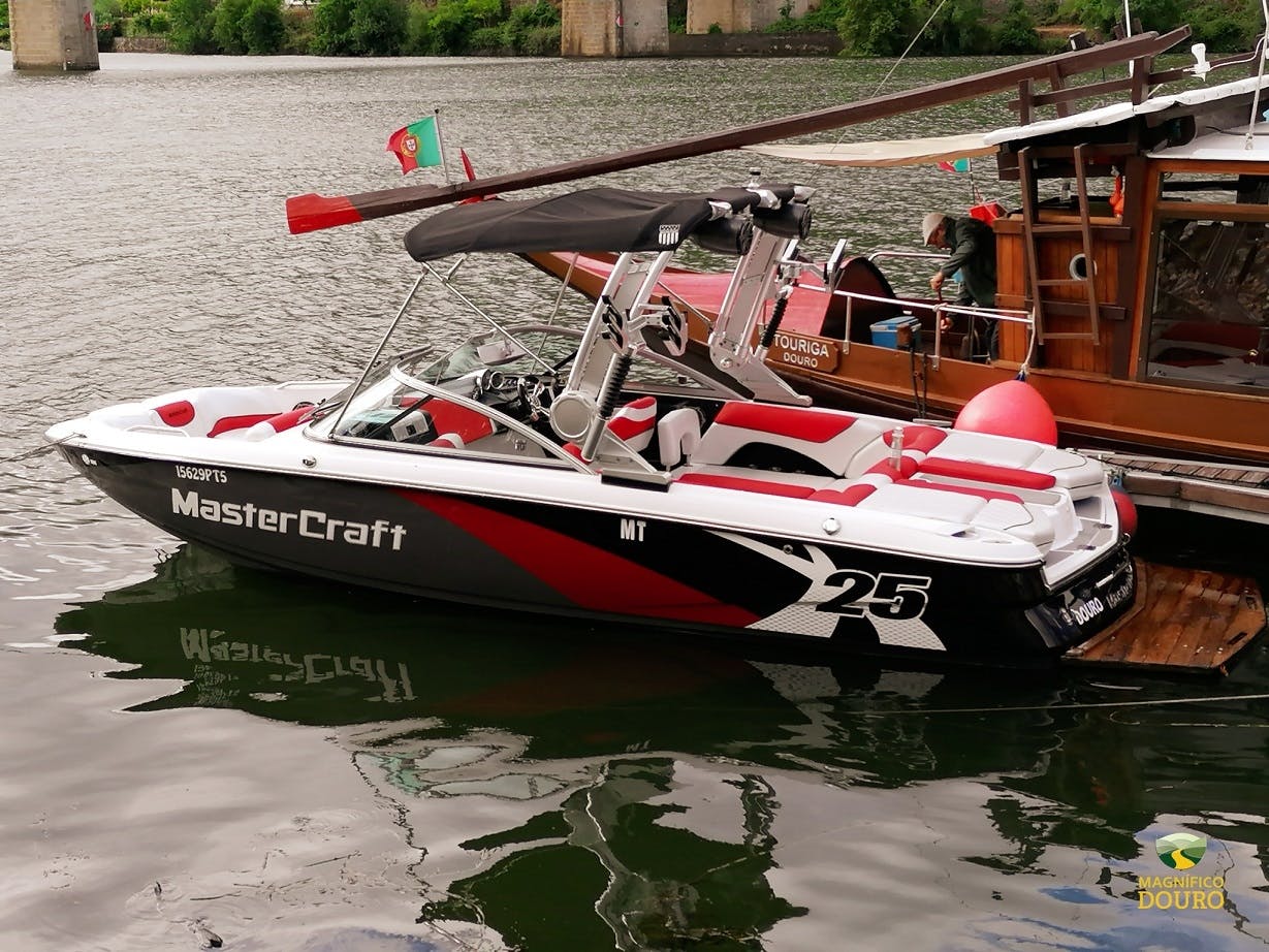 Wycieczka łodzią motorową po rzece Duero ze sportami wodnymi w Pinhão