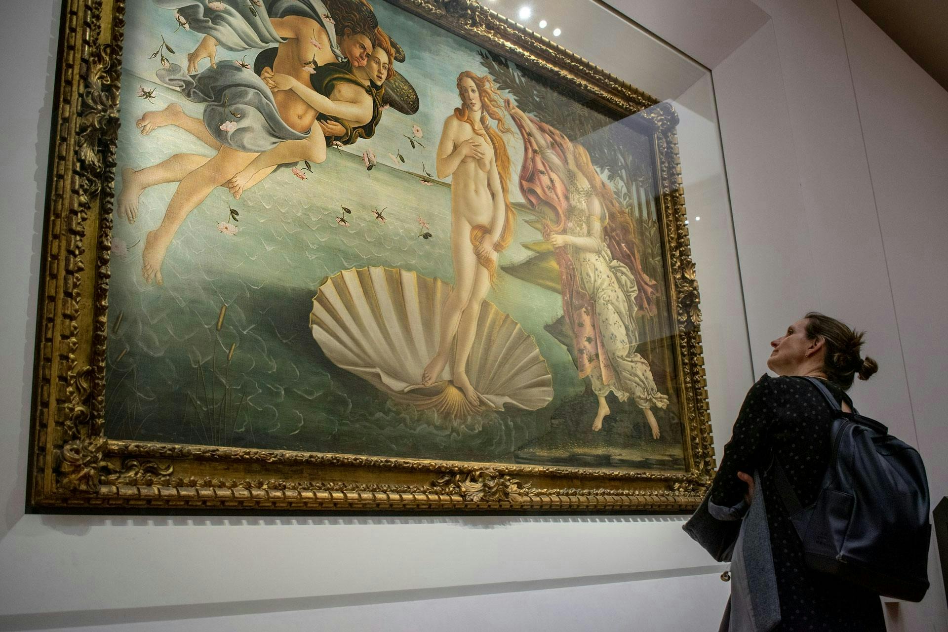 Omvisning i Uffizi-galleriet med lokal guide i liten gruppe