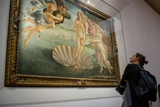 Visita a la Galería Uffizi en un grupo pequeño con un guía local