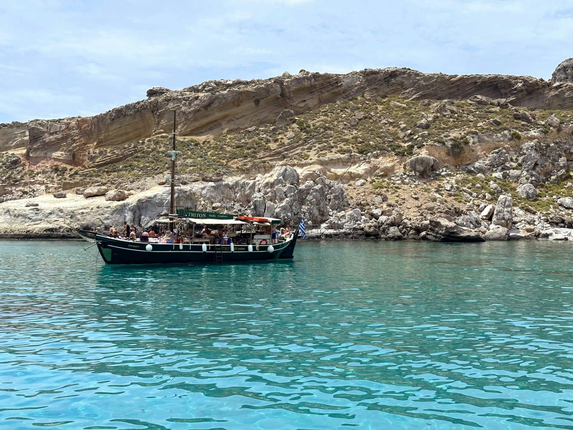 Rhodes East Coast Boat Trip from Kolymbia Port