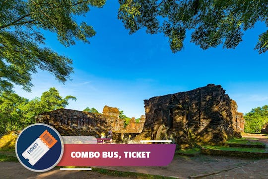 Roundtrip Shuttle Bus with Ticket To My Son Sanctuary from Hoi An